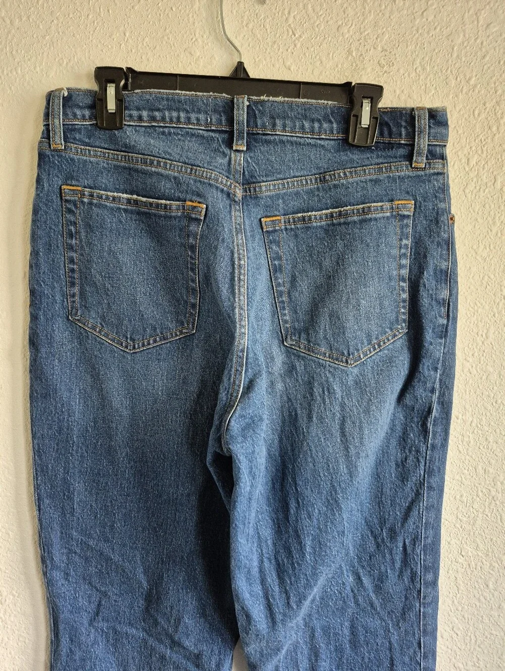 Abercrombie & Fitch The 90s Straight Ultra High Rise Jeans Womens Size 31/12L - Picture 8 of 10